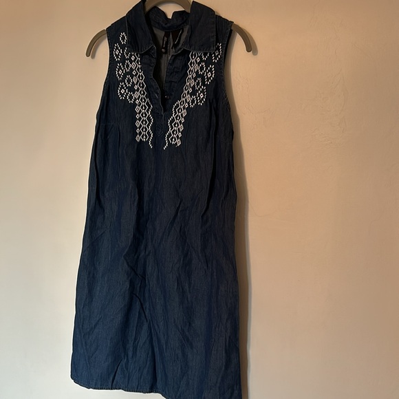 🎈3/$25🎈NWT New Directions Denim Americana Dress - Picture 4 of 4